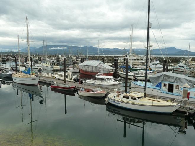 Sointula’s public harbour offers lots of moorage for locals and transients a mile north of the village - British Columbia © Duart Snow